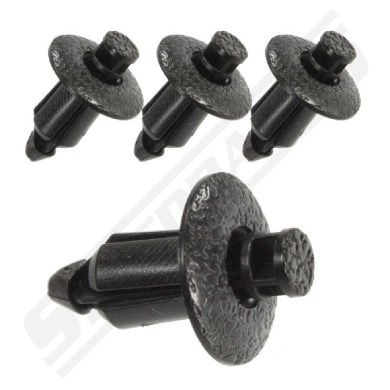 Black Push Pin Rivet set - 3