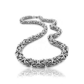 Halsband Kungalänk - Kejsarhalsband i massivt stål Fint och Billigt