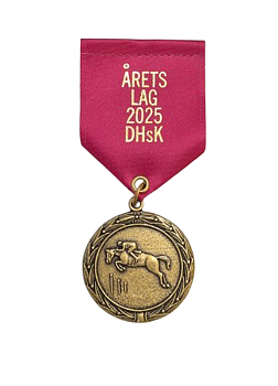 Medaille mit Satinband - Pferd