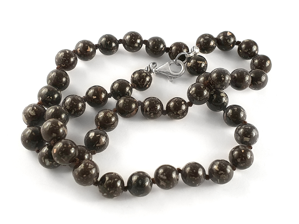 Porthyrynecklace 8mm Sterling silver
