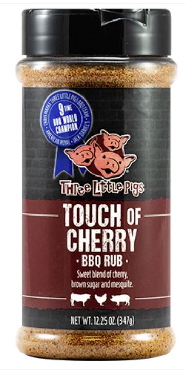 Three little pigs Touch of cherry rub 347 gr