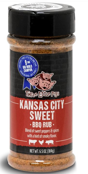 Three little pigs Kansas City Sweet rub 184 gr