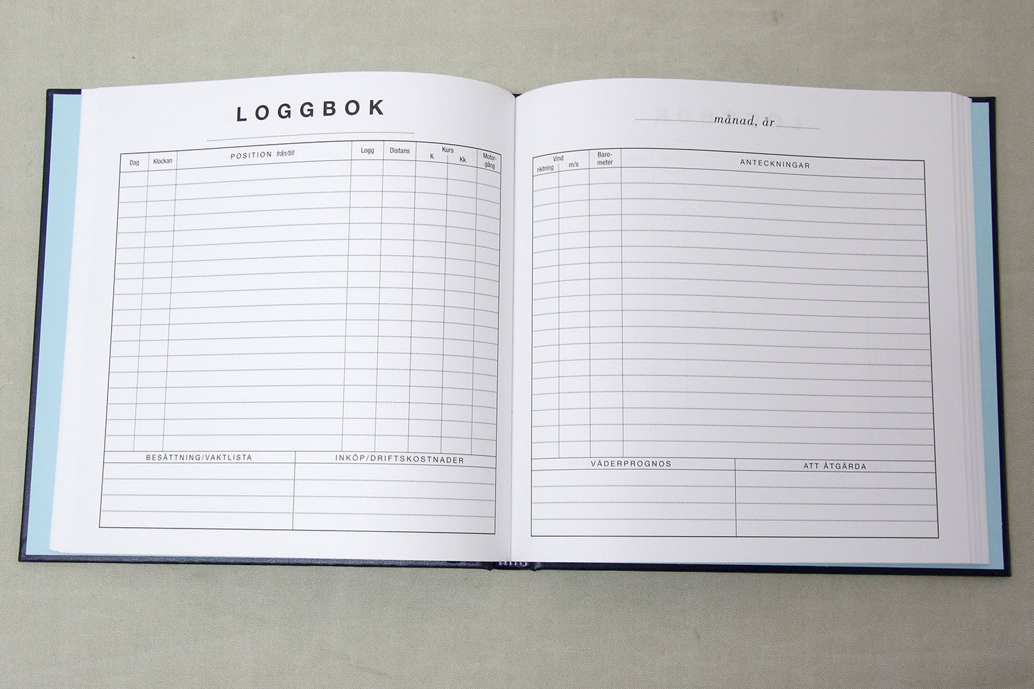 Logbook Nautiska 22x22 cm - 2