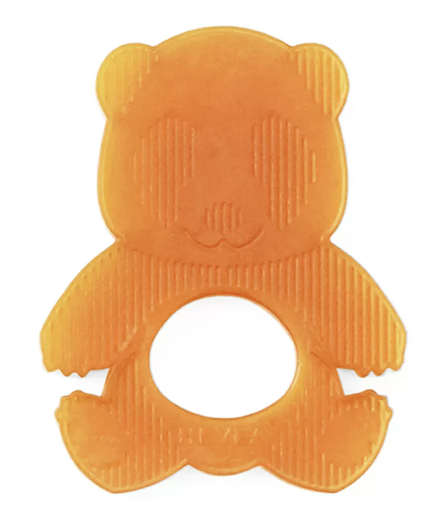 Bitring panda i naturgummi - Hevea baby