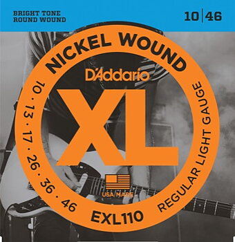 D’Addario Fretted EXL110  Elgitarr 010-046