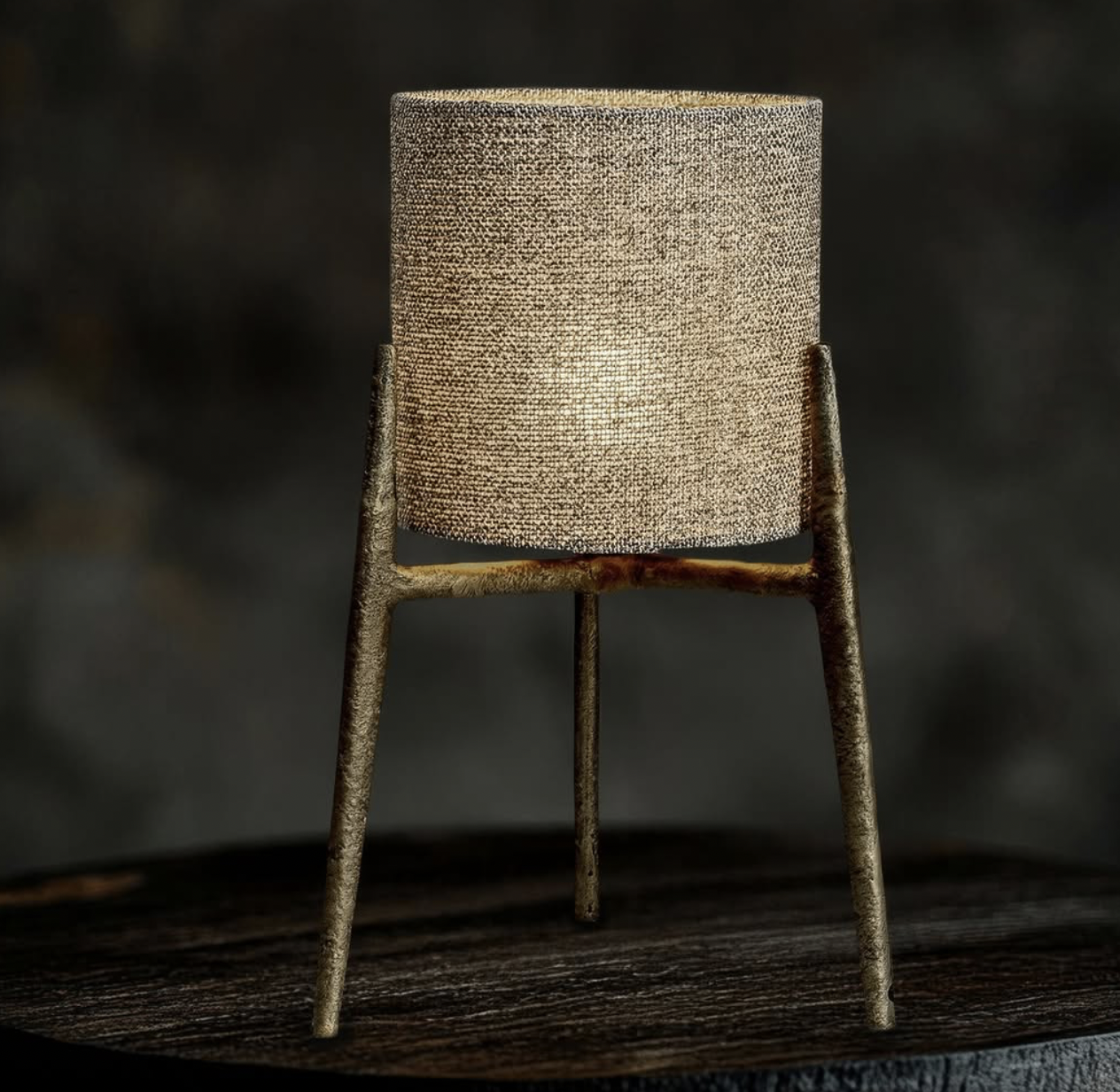 LAGIO  - Frezoli, Bordslampa - Mörk mässing - 5