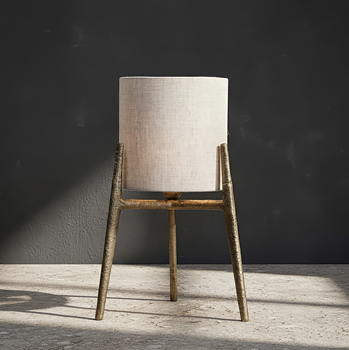 LAGIO  - Frezoli, Bordslampa - Mörk mässing