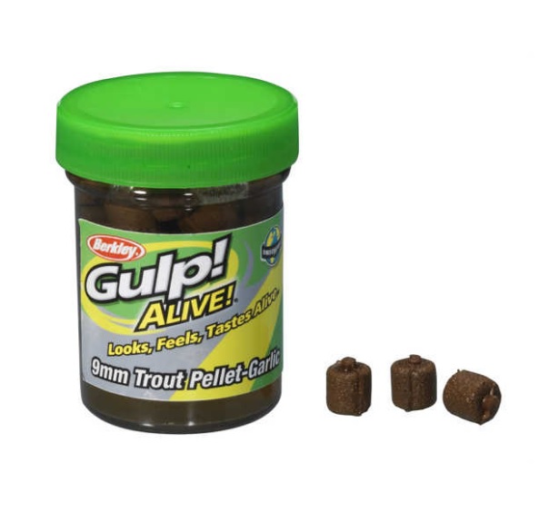 GULP Alive Trout Pellets Vitlök