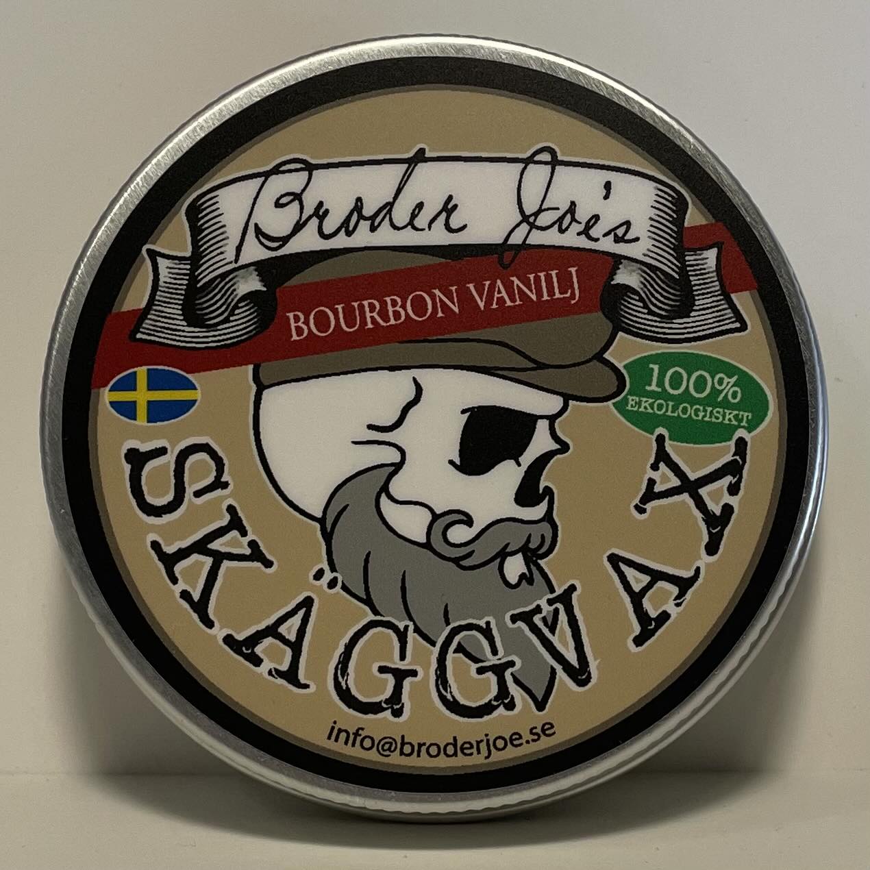 Ecological Beard wax Bourbon Vanilj 60 ml