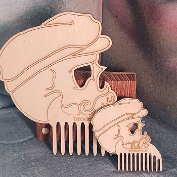 Skägg- & mustaschkam Bröderna
