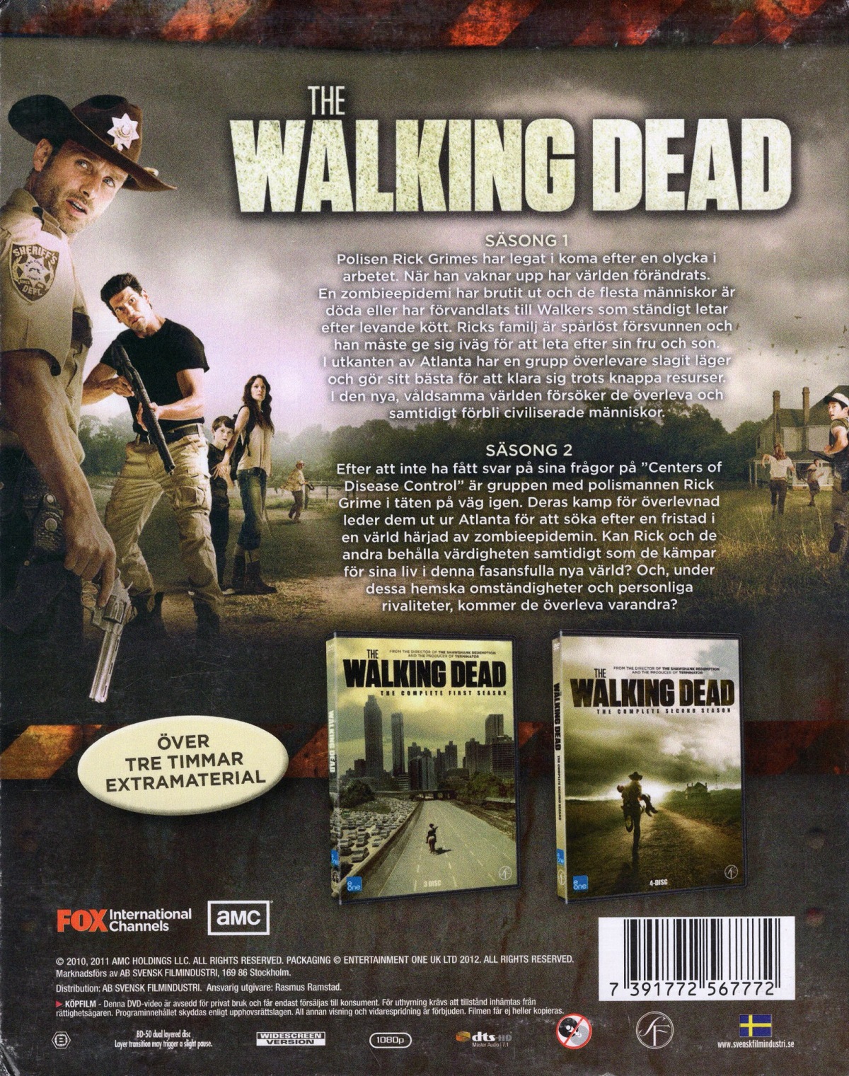 Walking Dead - Säsong 1 & 2 Box (5-disc) (Blu-ray) (Begagnad) - 2