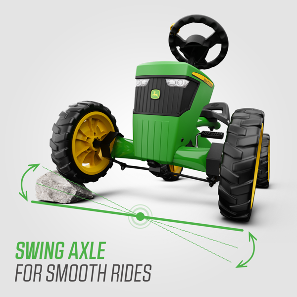 BERG tramptraktor Buzzy John Deere - Från 2 år - 13