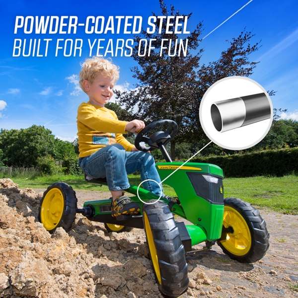 BERG tramptraktor Buzzy John Deere - Från 2 år - 11