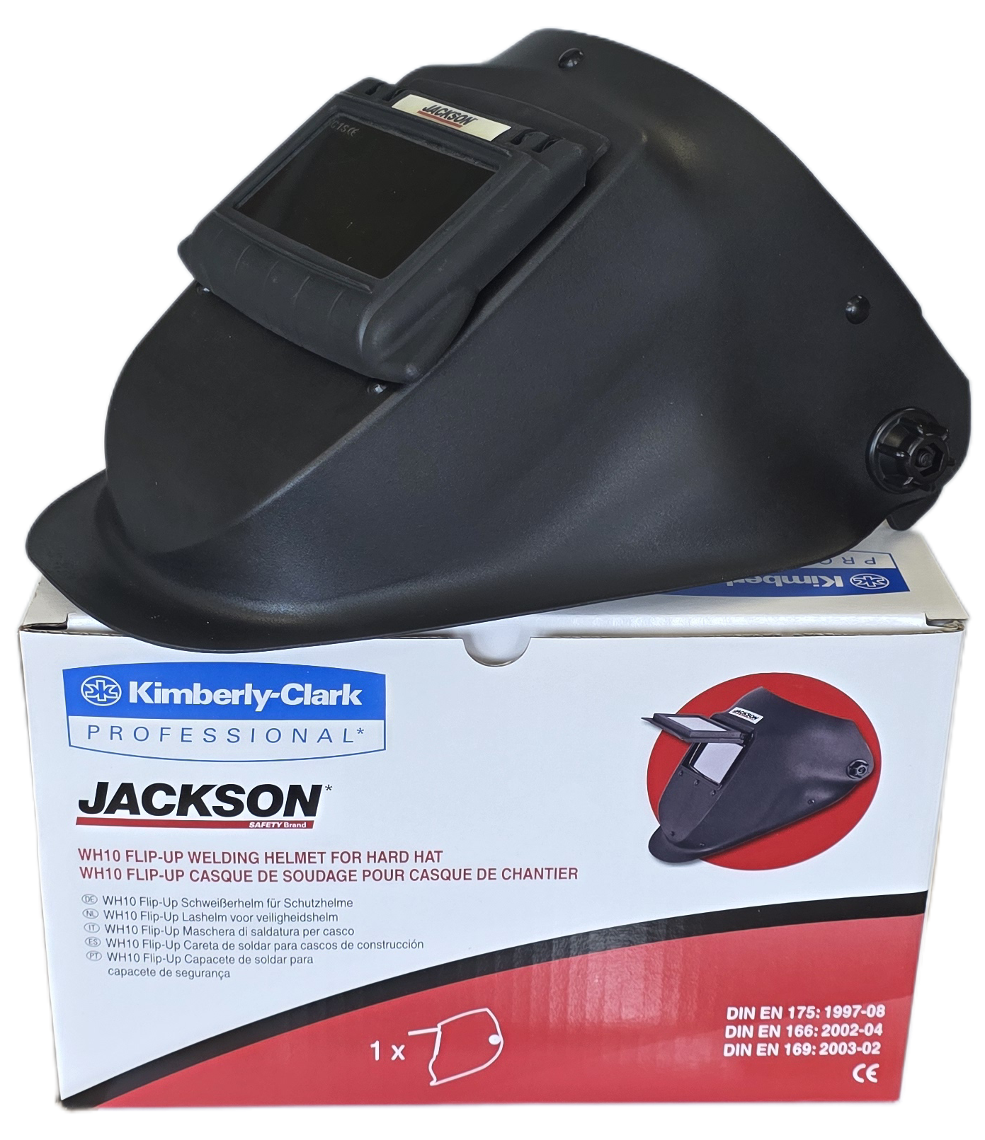 WH10 Flip-up welding helmet for hard hat