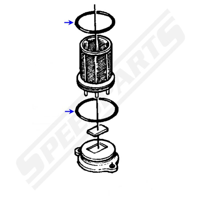 O-ring set filter cap - 2