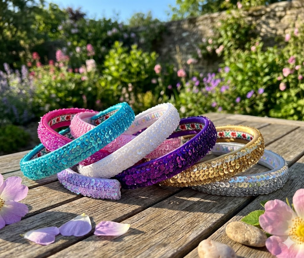 Diadem, paljett 