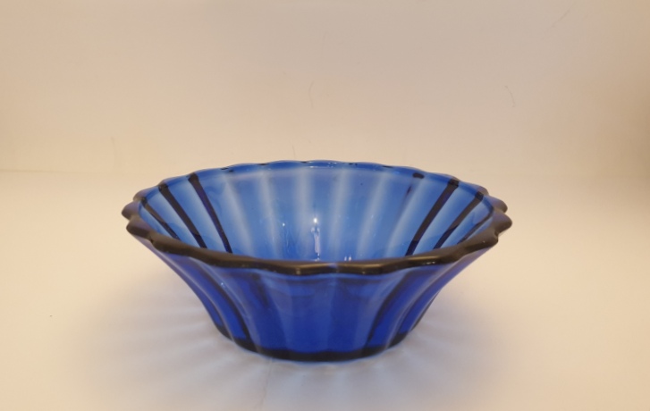 Gullaskruf Solfjader blue bowl