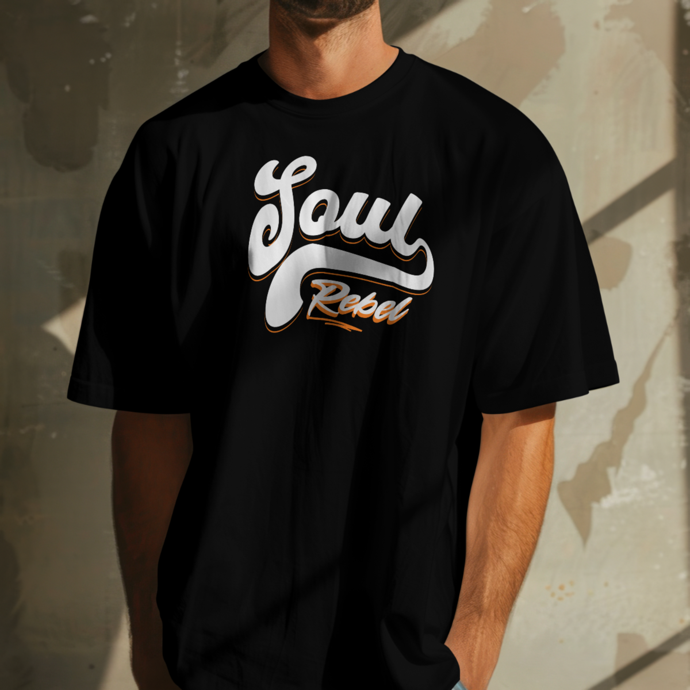 Soul Rebel  T-shirt Black / Dark Chocolate