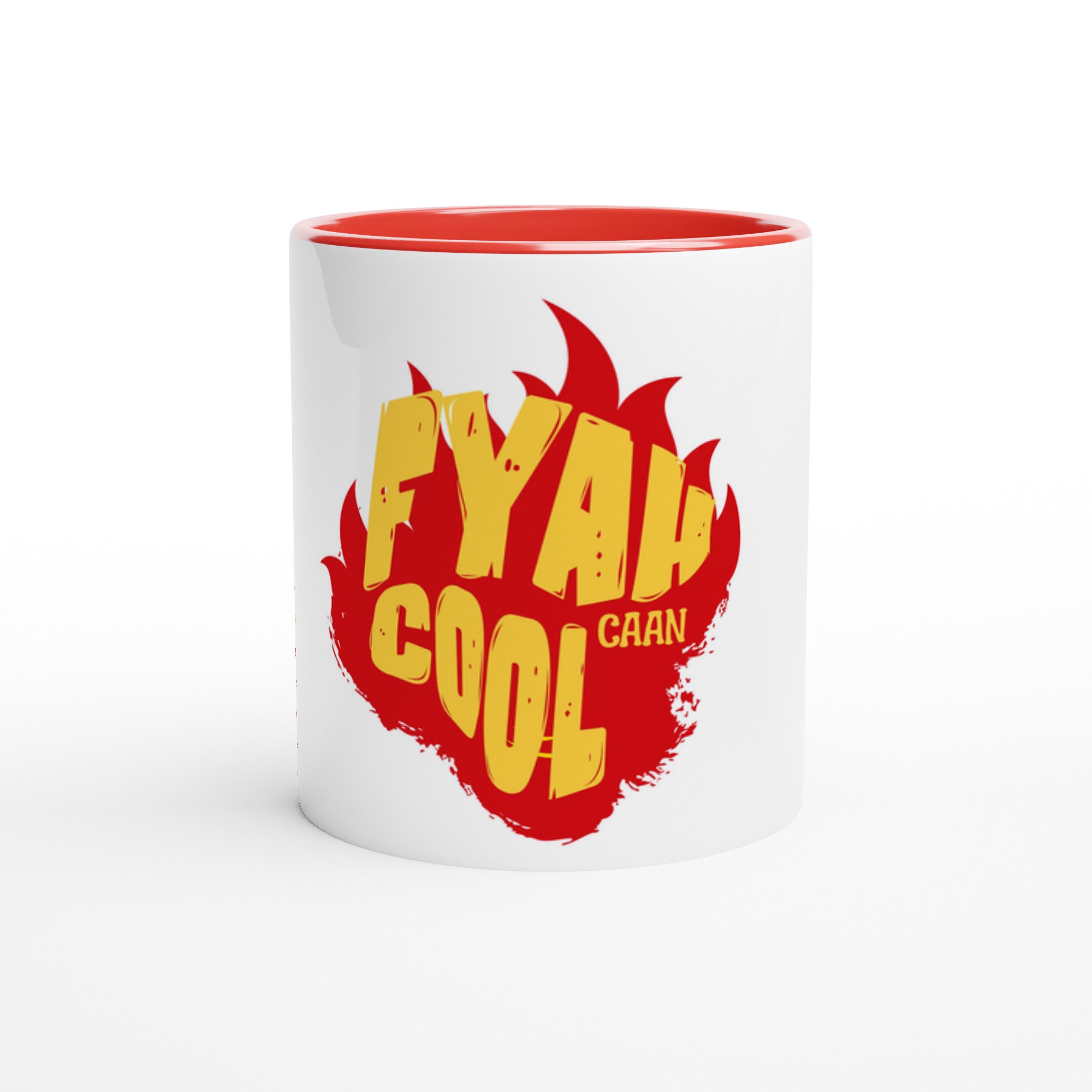 Fyah Caan Cool Coffee Mug White