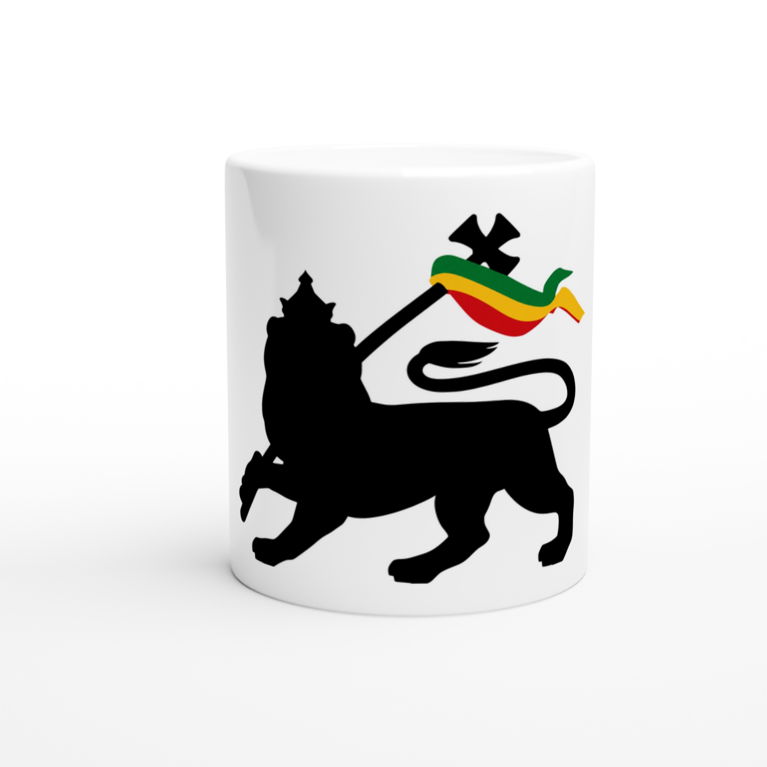 Conquering Lion Coffee Mug White 