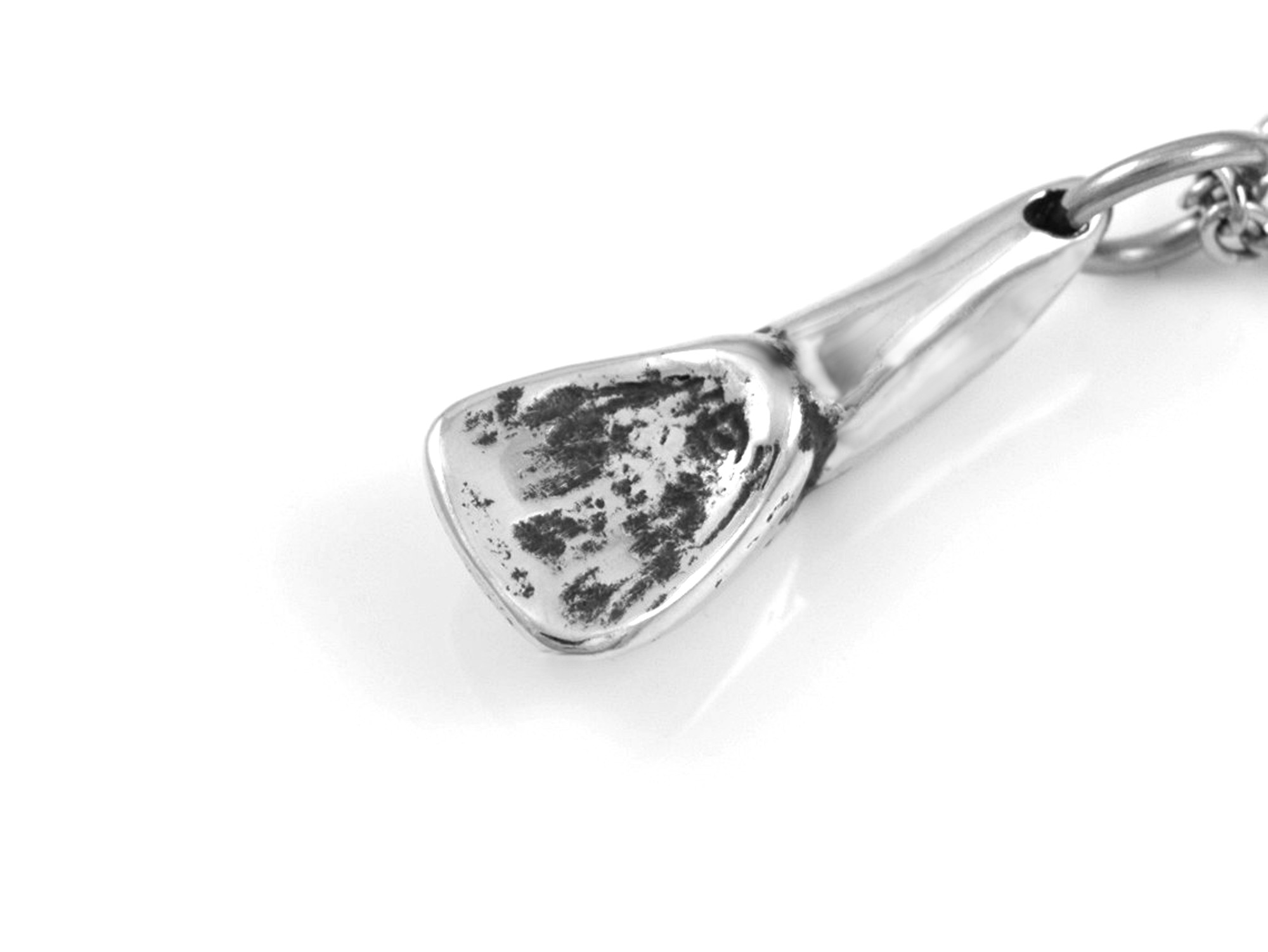 Framtand Halsband, Tand Smycke i Tenn - 2
