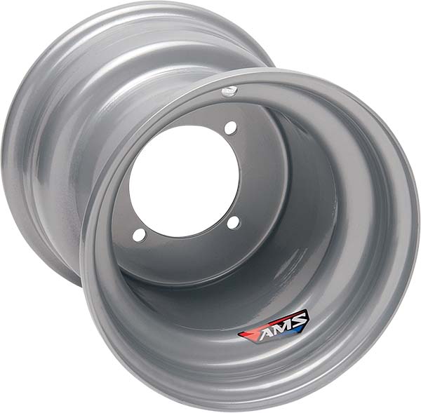 ATV Fälg 9x9 4/115 Silver/Krom – AMS Large Bell Bakfälg 3+6