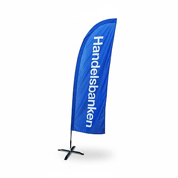 Beachflagga, set Medium