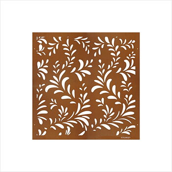 Skärmvägg - Lysekil corten 1200X1200