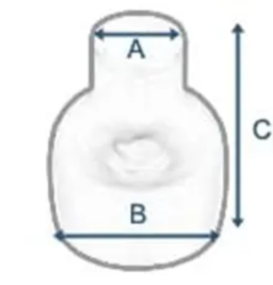 Handledstätning Latex, flaskhals - 2