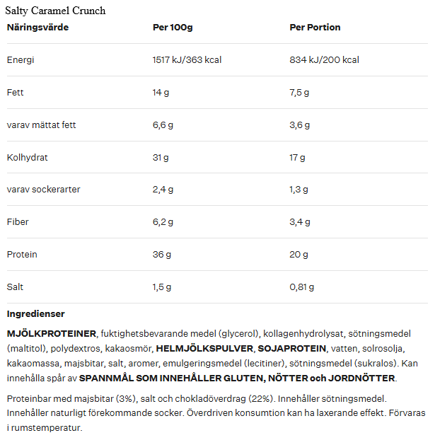 Barebells Protein Bar - 55g st - 30