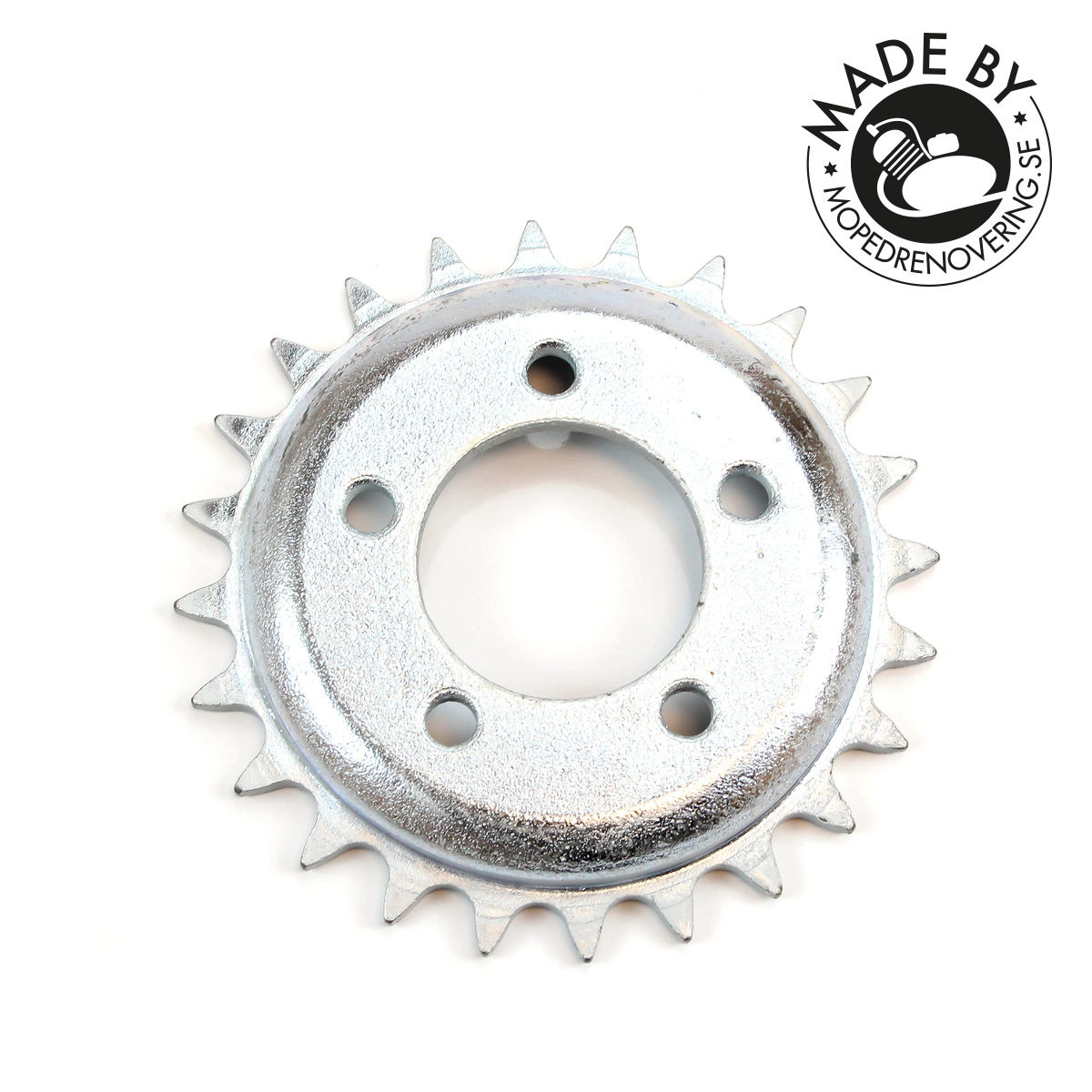 Rear drive 24 teeth, Skoterett. Made by Mopedrenovering.