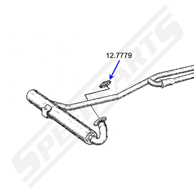 Avgaspackning 92/93/95/96 2T - 3