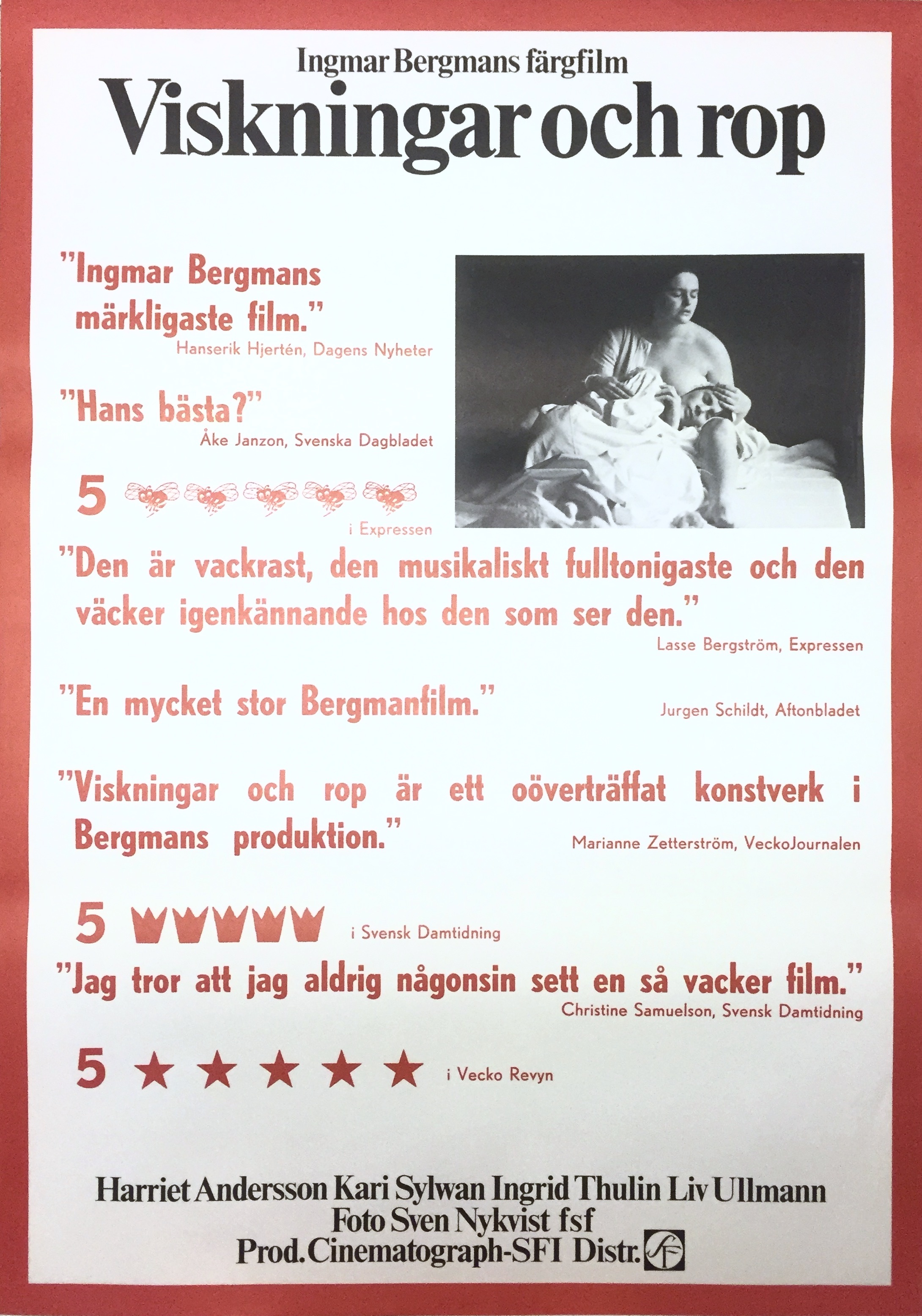 CRIES AND WHISPERS (1973) version 2 - 2
