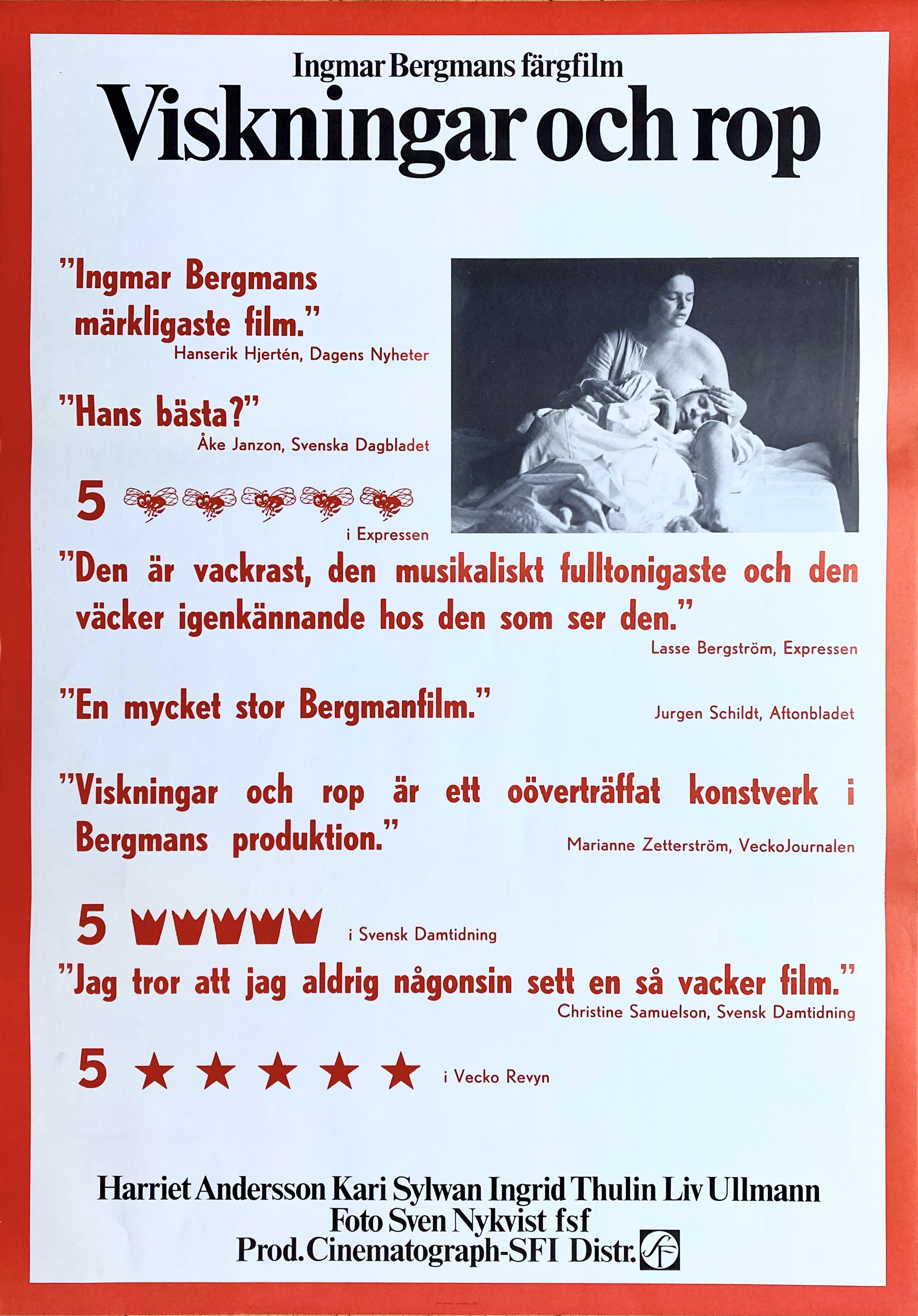 CRIES AND WHISPERS (1973) version 2