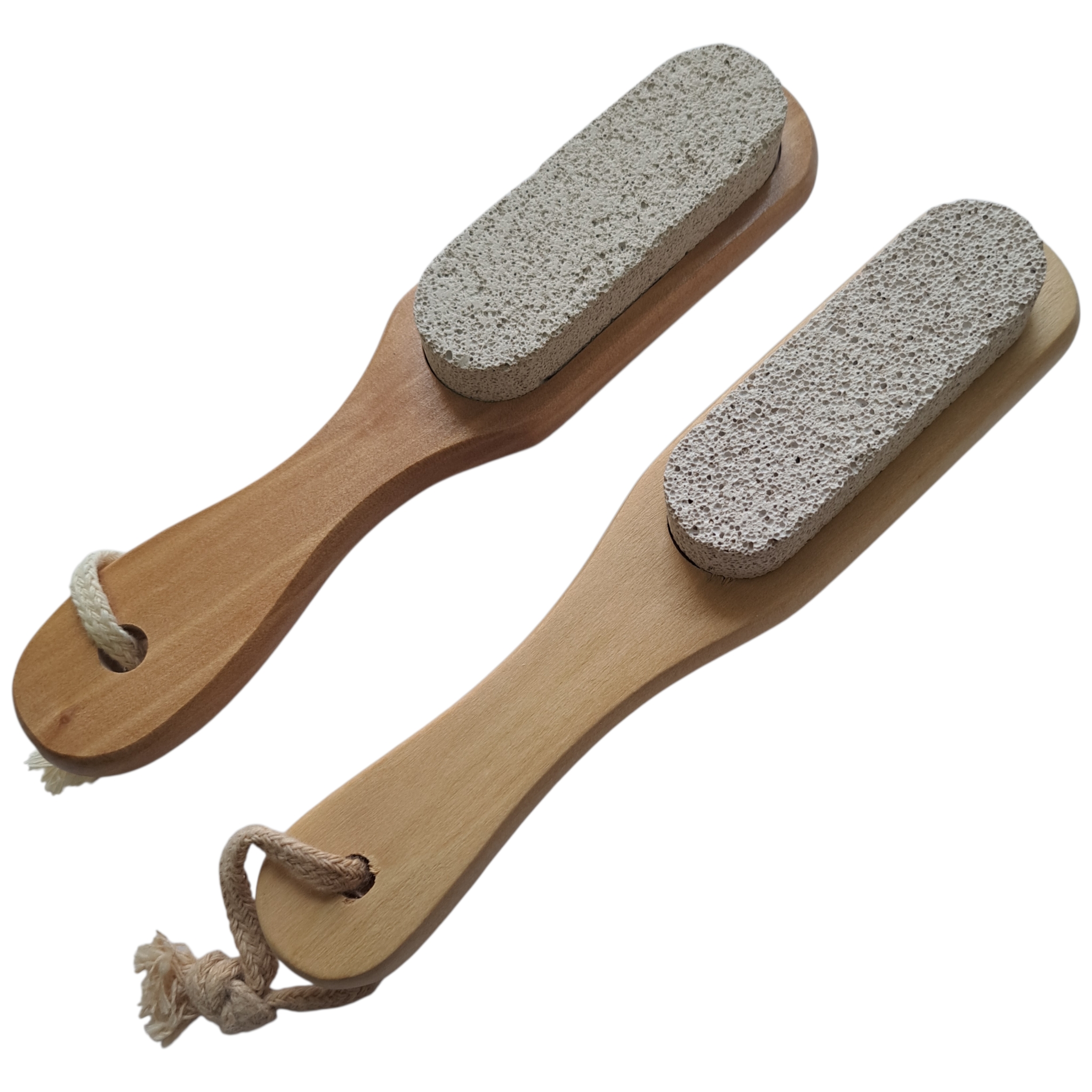 Fotborste med pimpsten och svinhår, 18 cm - 2