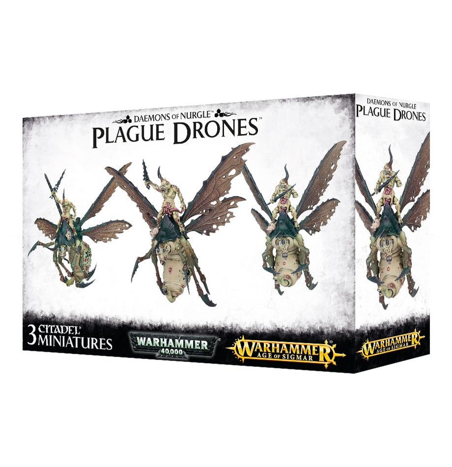 Chaos Daemons: Plague Drones of Nurgle