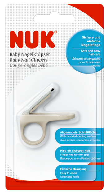 Emballage med negleklemme til baby