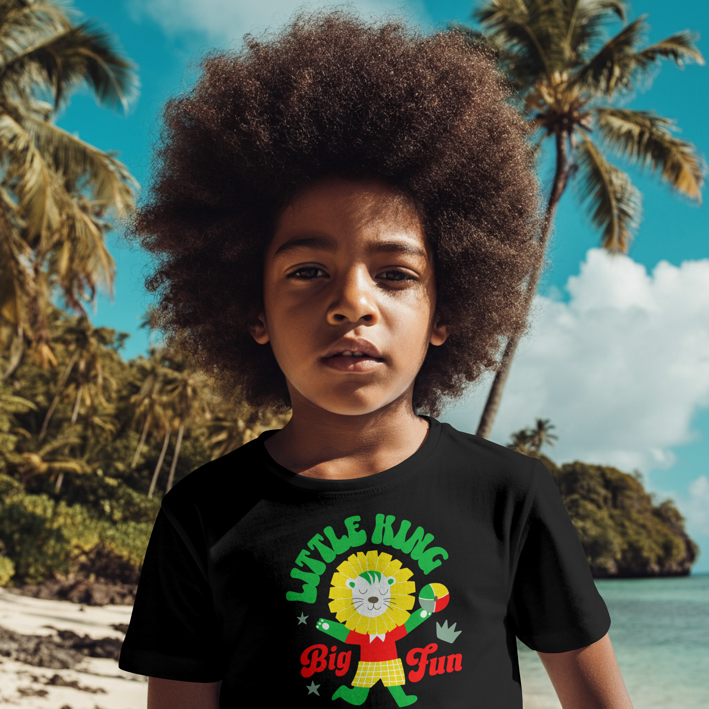 Little King Kids T-shirt Black