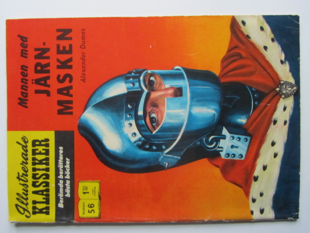Illustrerade Klassiker 056 Mannen med järnmasken 3:e uppl. Vg+