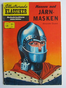 Illustrerade Klassiker 056 Mannen med järnmasken 3:e uppl. Vg+