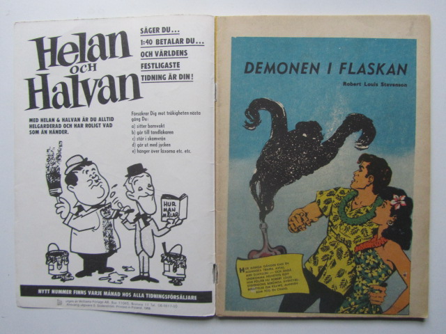 Illustrerade Klassiker 065 Demonen i flaskan 2:a uppl. Fair - 4
