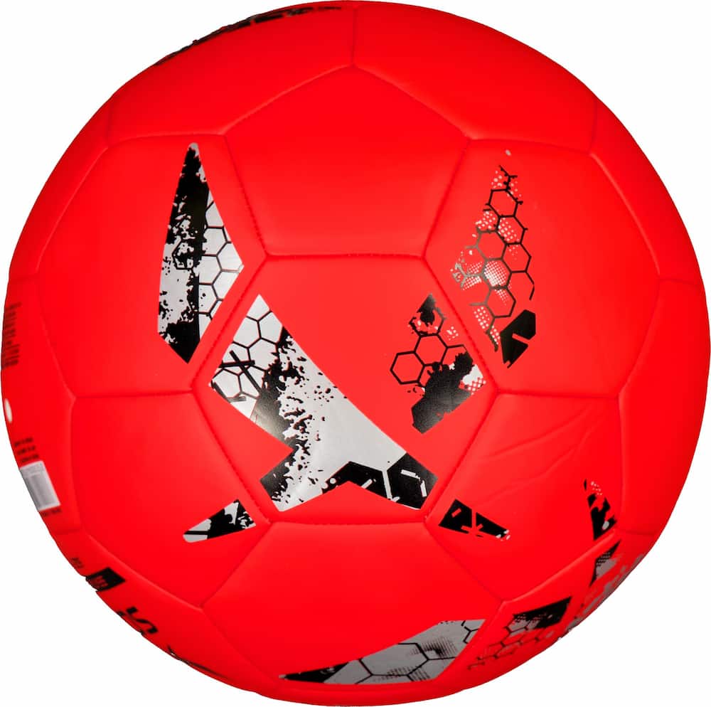 Rød fodbold Fairtrade størrelse 3