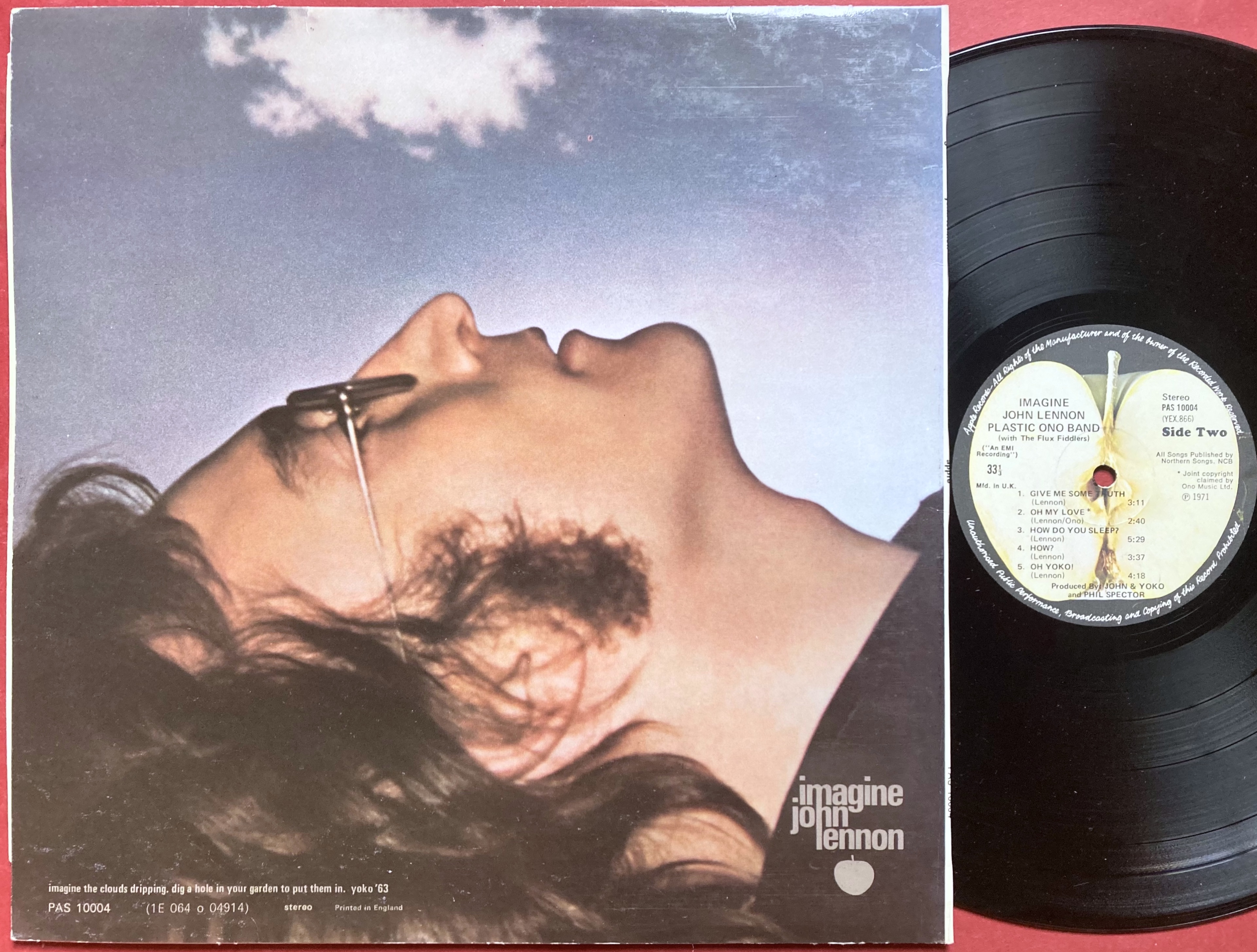BEATLES JOHN LENNON - Imagine UK-orig LP 1971 - 2
