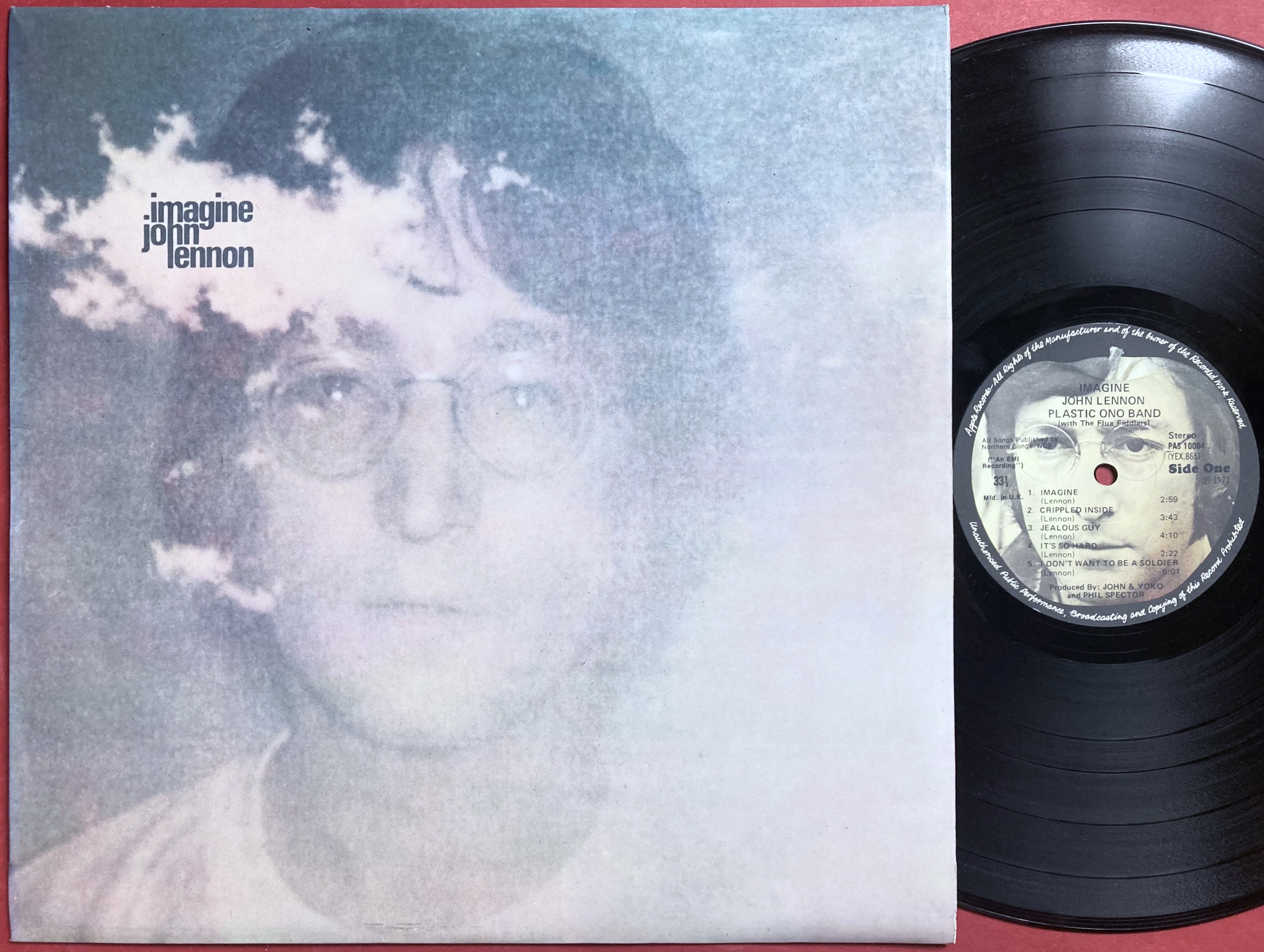 BEATLES JOHN LENNON - Imagine UK-orig LP 1971