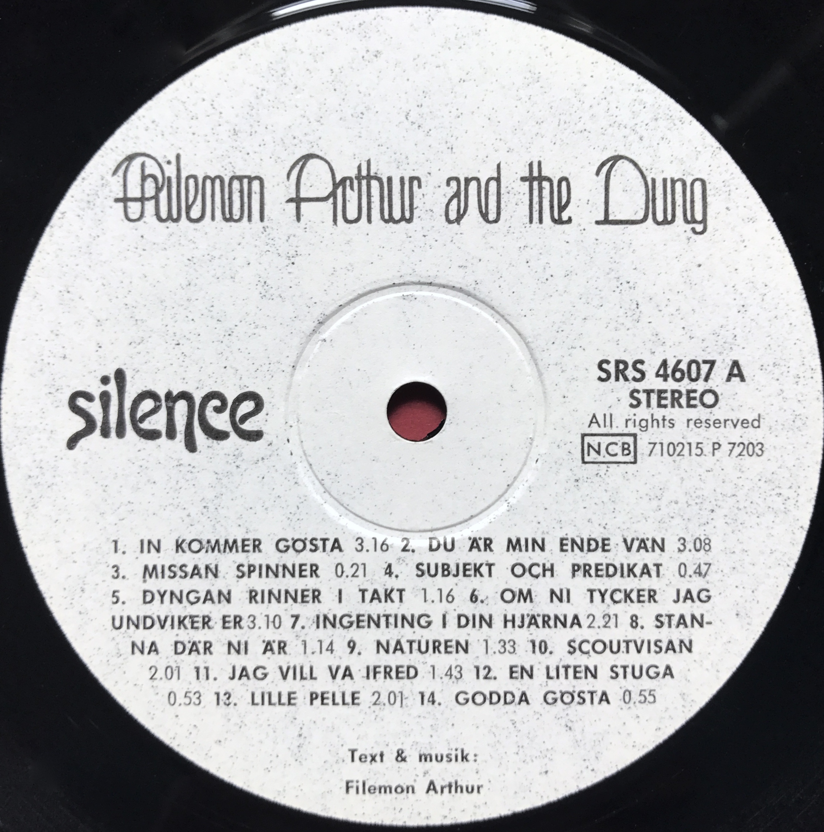 Nostalgipalatset - PHILEMON ARTHUR & THE DUNG - "same" Swe-orig LP 1972