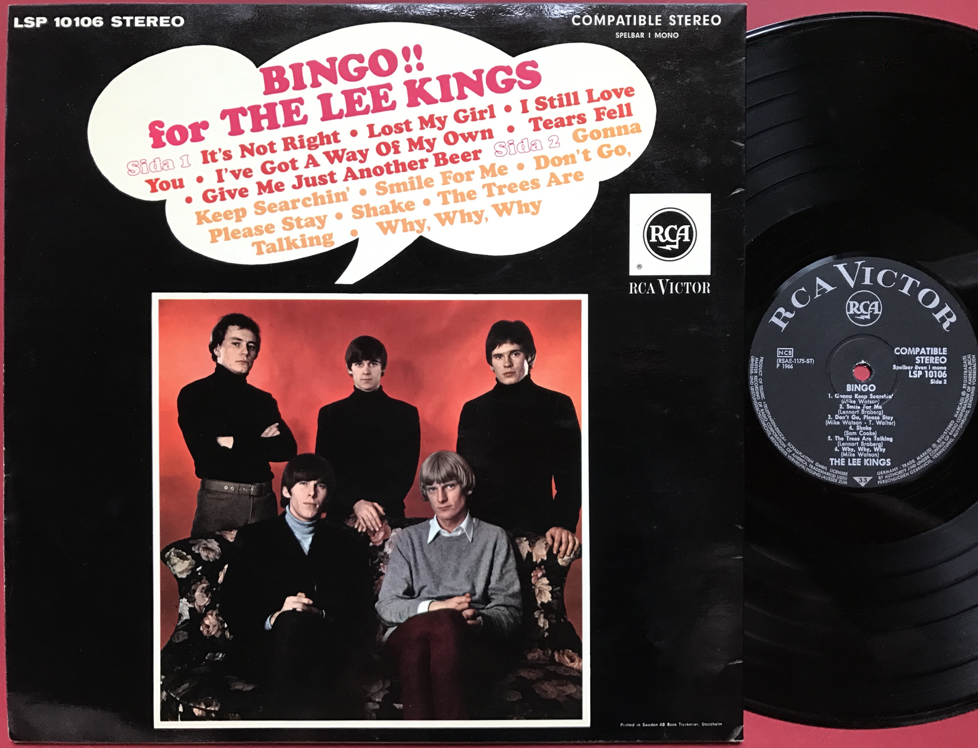 LEE KINGS - Bingo! Swe-orig LP 1966 - 2