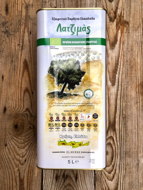 Olive oil, organic extra virgin olive oil 5L, LATZIMAS, FREE OF CHARGE! - 4
