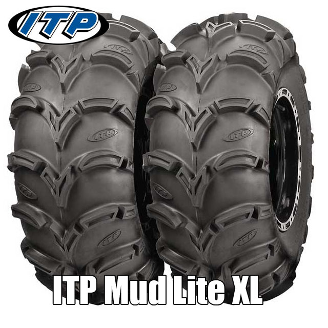 Hjulsats 12" Aluminiumfälg med Mud Lite XL 25" Däck - 2