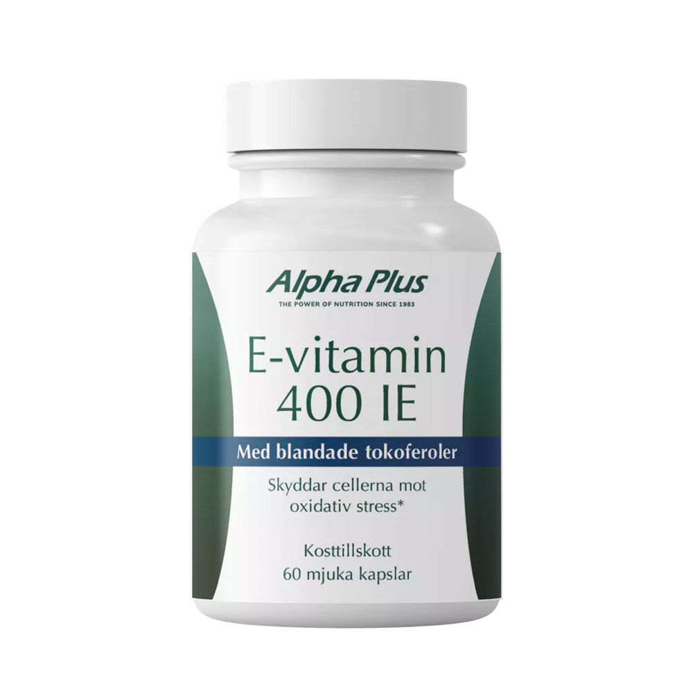 E-vitamin 400 IE 60 kap Alpha Plus
