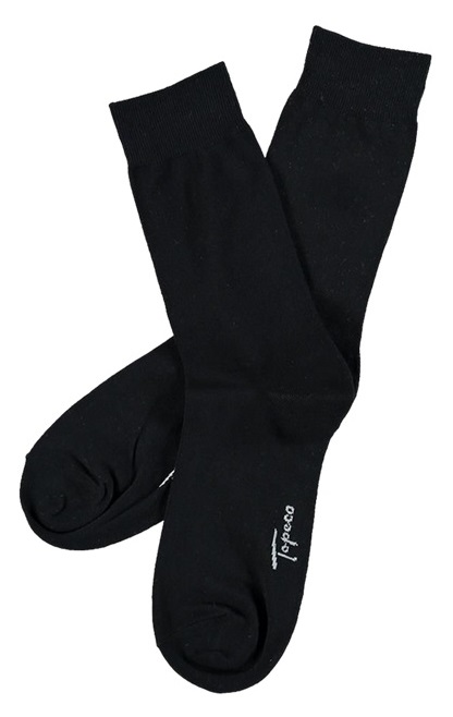 Topeco  Enfärgade Strumpor Svart